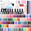 PHOENIXY Nail Gel Polish Set With 36W Nail Gel Dryer Lamp 45 Colors Long Lasting Gel Varnish Gel Polish Nail Tools Kit