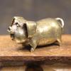 Brass Creative Small Bronze Pig Figurines Chinese Zodiac Pig Ornaments Metal Pendants Ornaments Desktop Decoration Home Decor