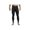 Under Armour X Elite Collaboration ColdGear® Tight Sweat-Wicking Quick-Dry Soft Printed Letter Sports Long Pants Men bottoms Black 1386946-001