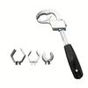 Large Open Faucet Basin Wrench Adjustable Plumbing Wrench  Water Pipe Installation