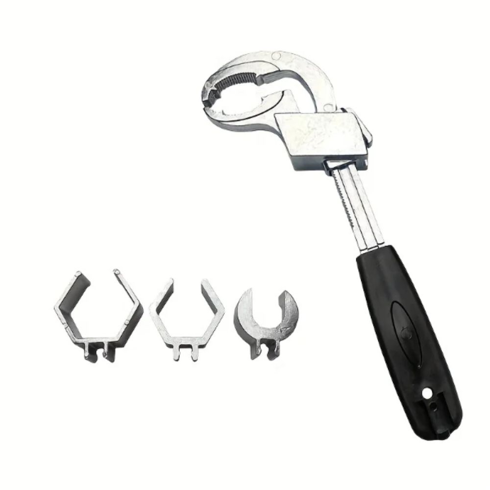 Large Open Faucet Basin Wrench Adjustable Plumbing Wrench  Water Pipe Installation