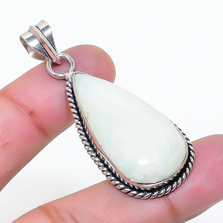 Natural Moonstone Gemstone Handmade 925 Sterling Silver Pendant 1.89  AP-15511
