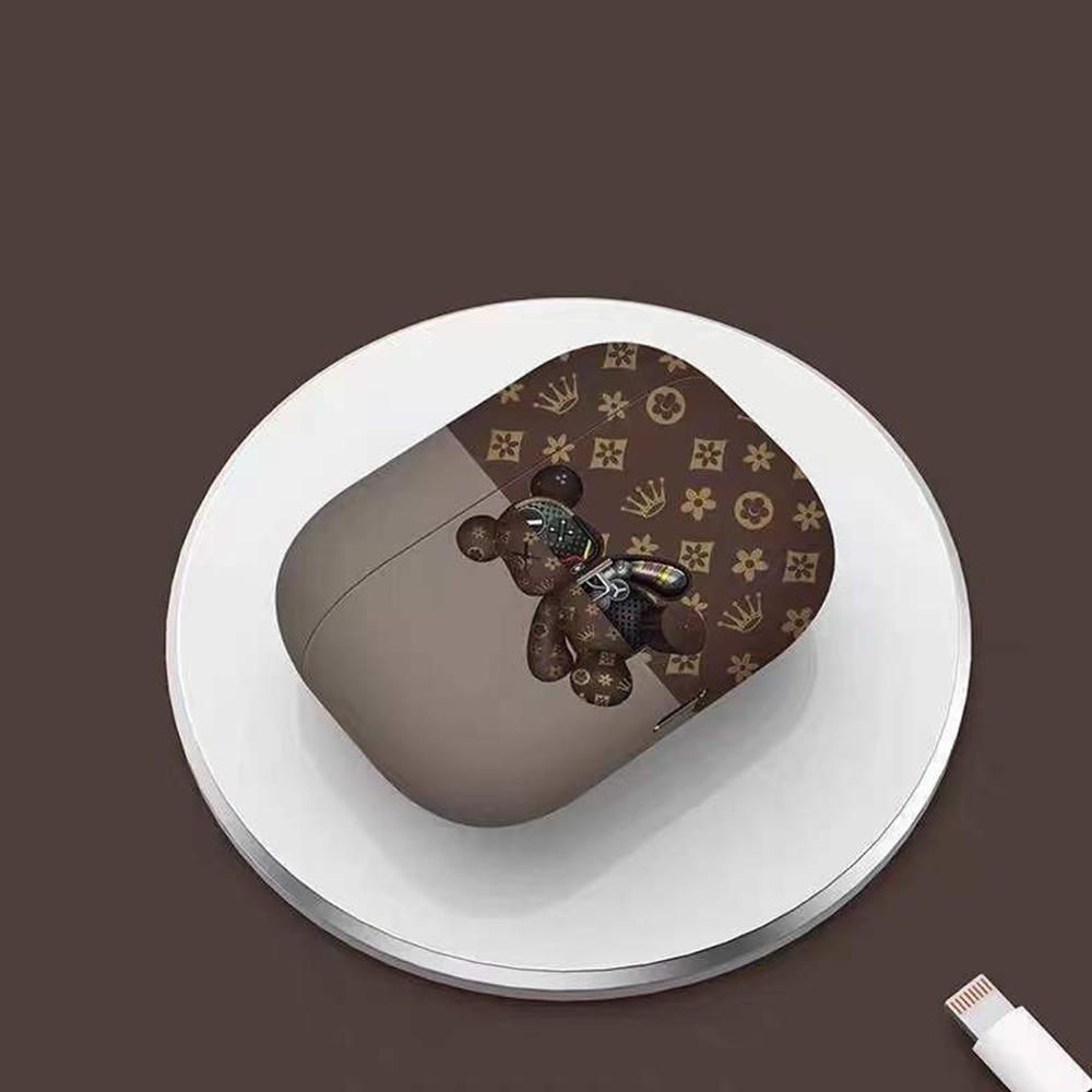 1Pc Cute Cartoon Silicone Earphone Case Protection For Apple Airpods 3, Brown