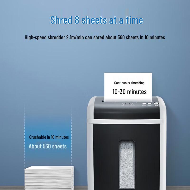 Sanmu SD9355 P-5 Micro-Cut Paper Shredder