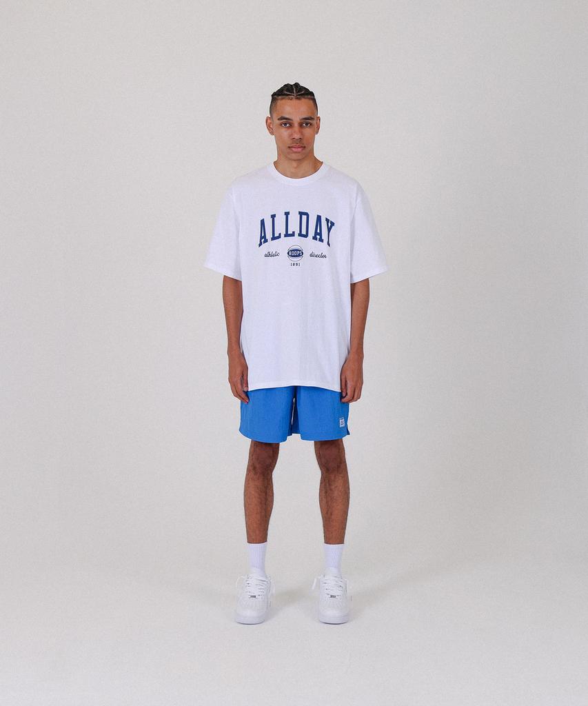 ALL DAY HOOPS All Day Arch Logo Short Sleeve T-Shirt White