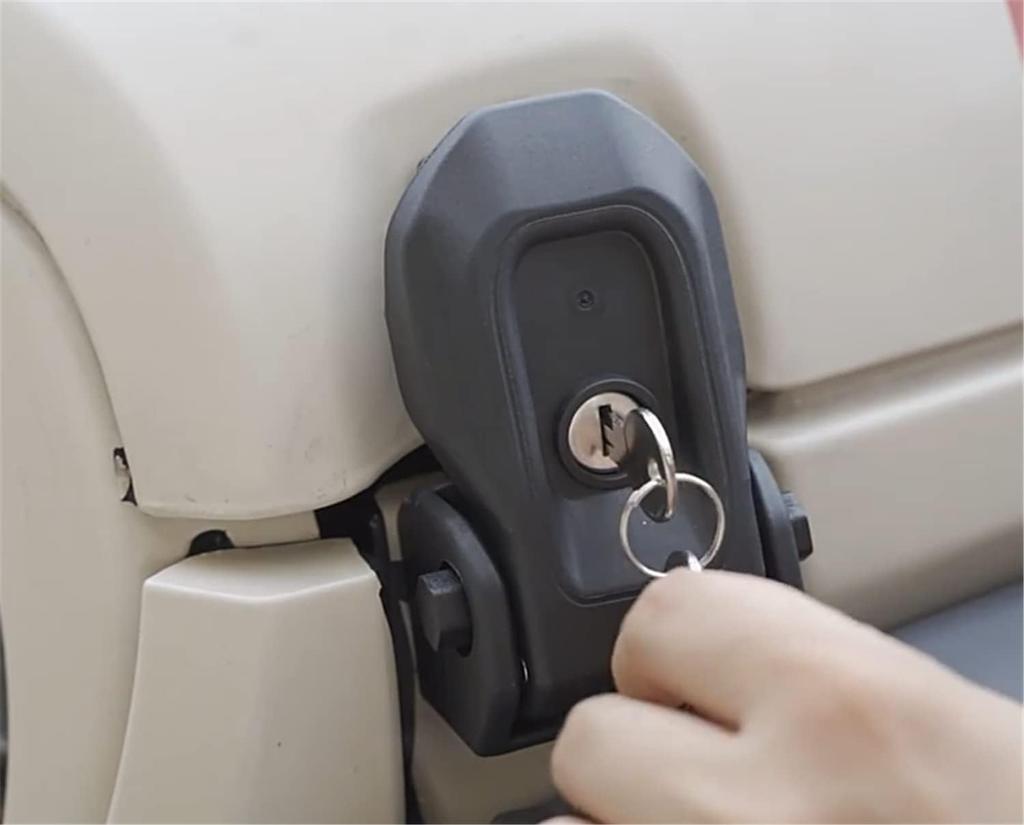 Pestillos antirrobo para capó de coche para Jeep Wrangler JL JLU 4XE Rubicon Sahara Sport Gladiator JT con llaves de bloqueo