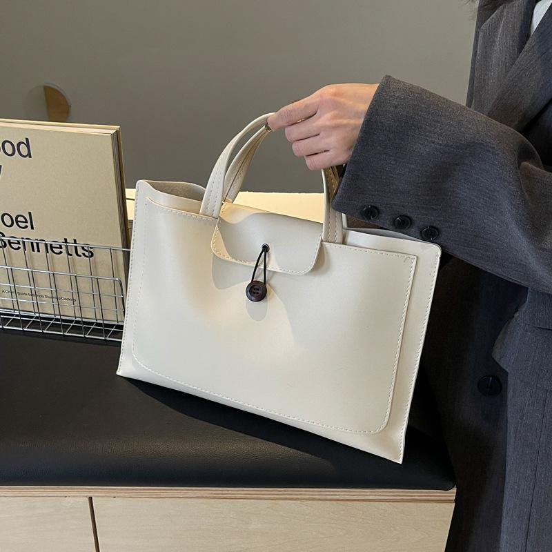 Bag women's large capacity 2025 new trendy high-end feeling foreign versatile hand bag popular portable tote computer bag