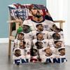 Arsenal Personalized Text Blanket Cozy Customizable Blanket Durable Comfort for Couch Picnics Bedding Nap for All Occasions