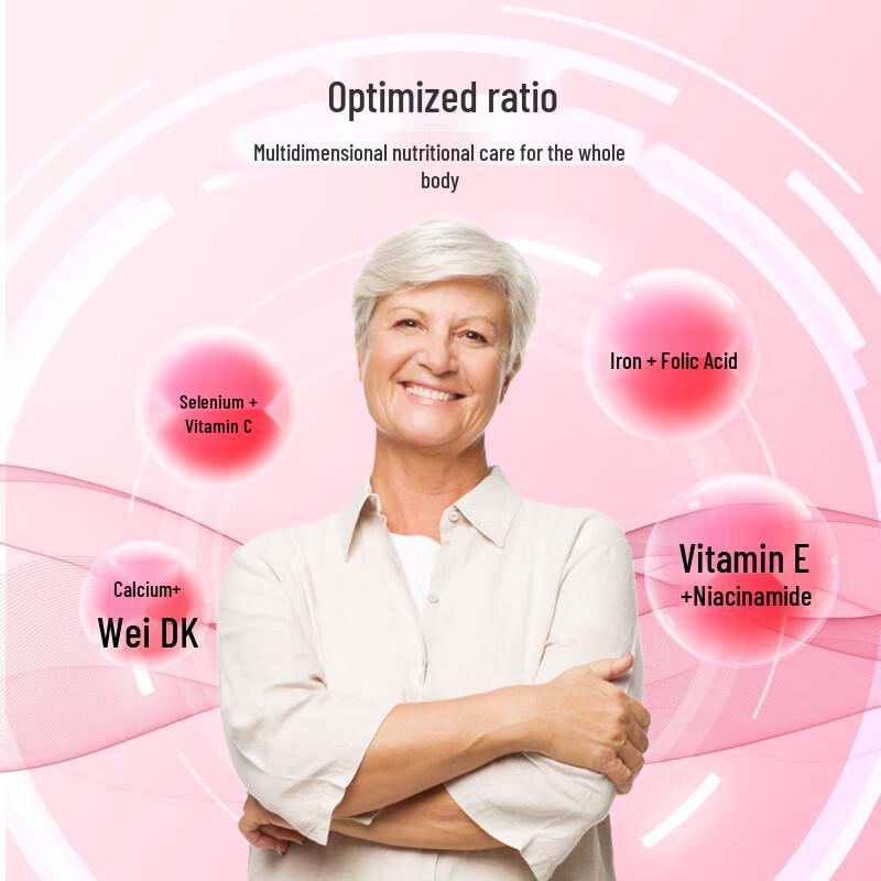 Jingdong Zhizao Women's 50+ Multivitamin & Mineral Supplement