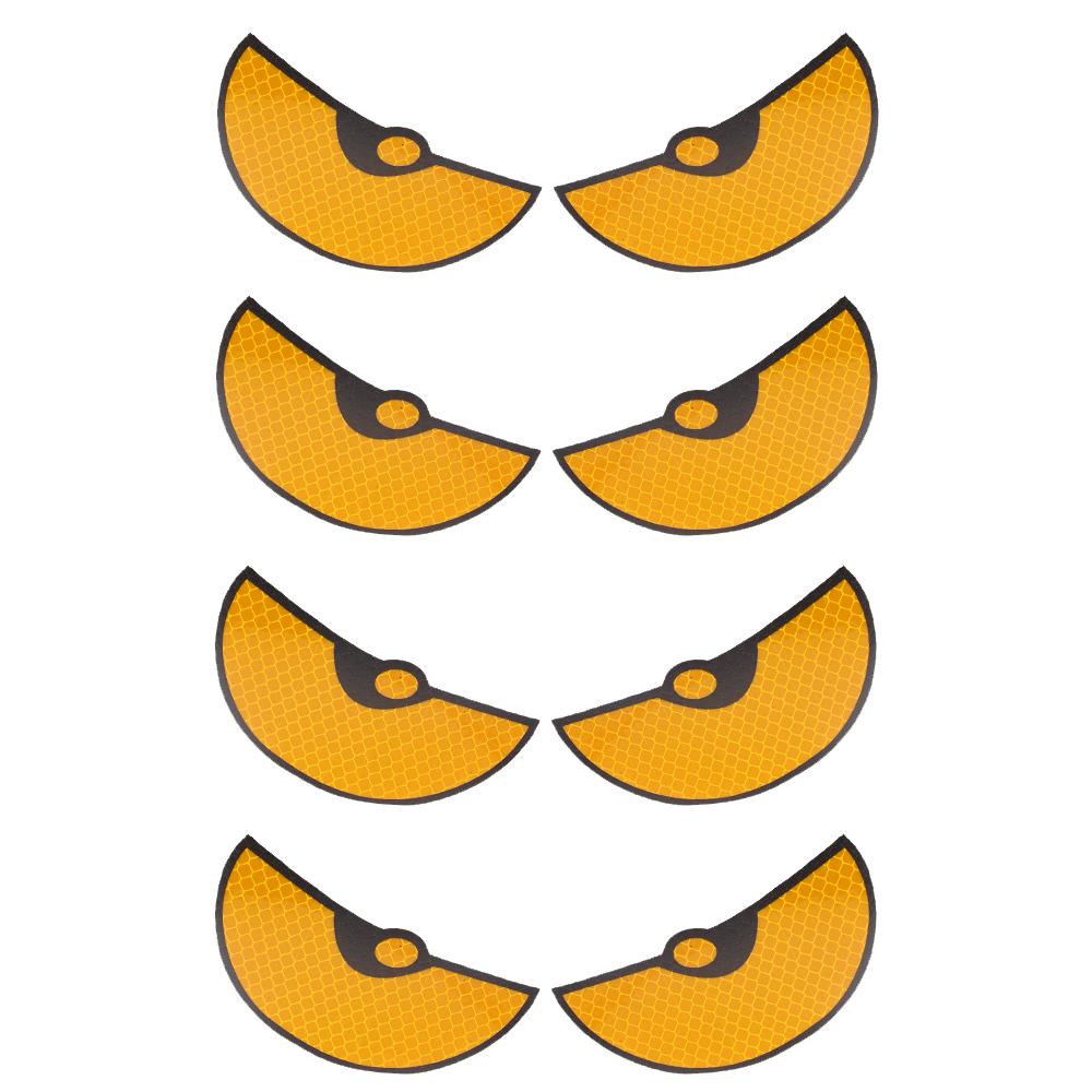 Naklejka odblaskowa na samochód Bezpieczeństwo w nocy Jazda samochodem Mały diabełek Potwór Oko Odblask Samochód Zarysowanie Stylizacja Modyfikacja Akcesoria