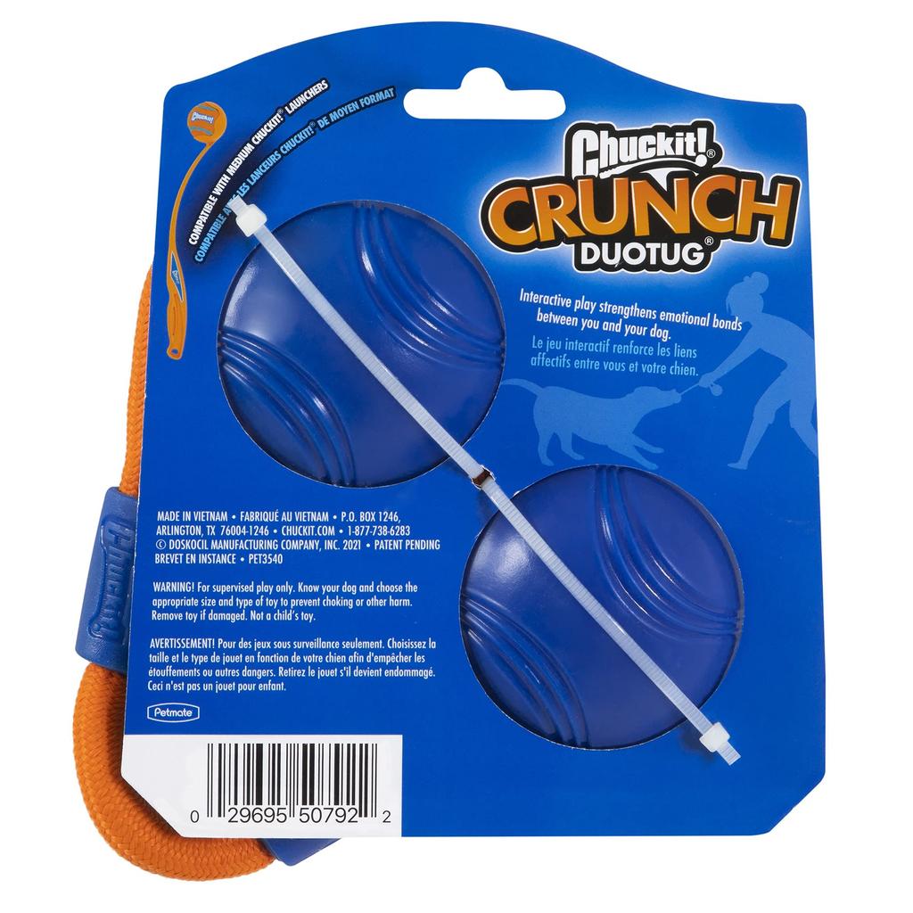 Crunch Ball Dog Tag Chuckit! Toy, Medium, Duo,
