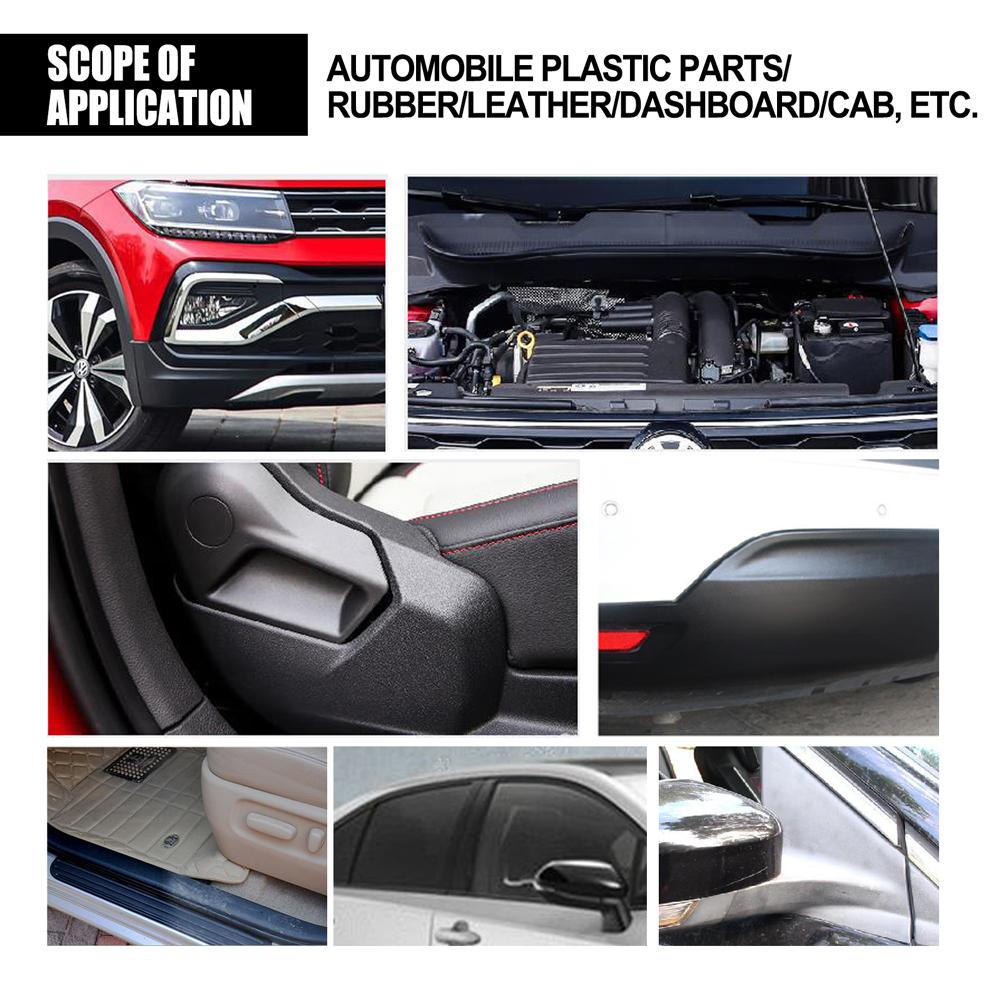 50ml Polishing Refurbishment Agent Plastic Renovator Coating Agent Car Interior Plastic Restorer Auto Interior Renovated Coating