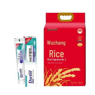 Dr. Ya Plaque Control Toothpaste & Wuchang Rice Combo