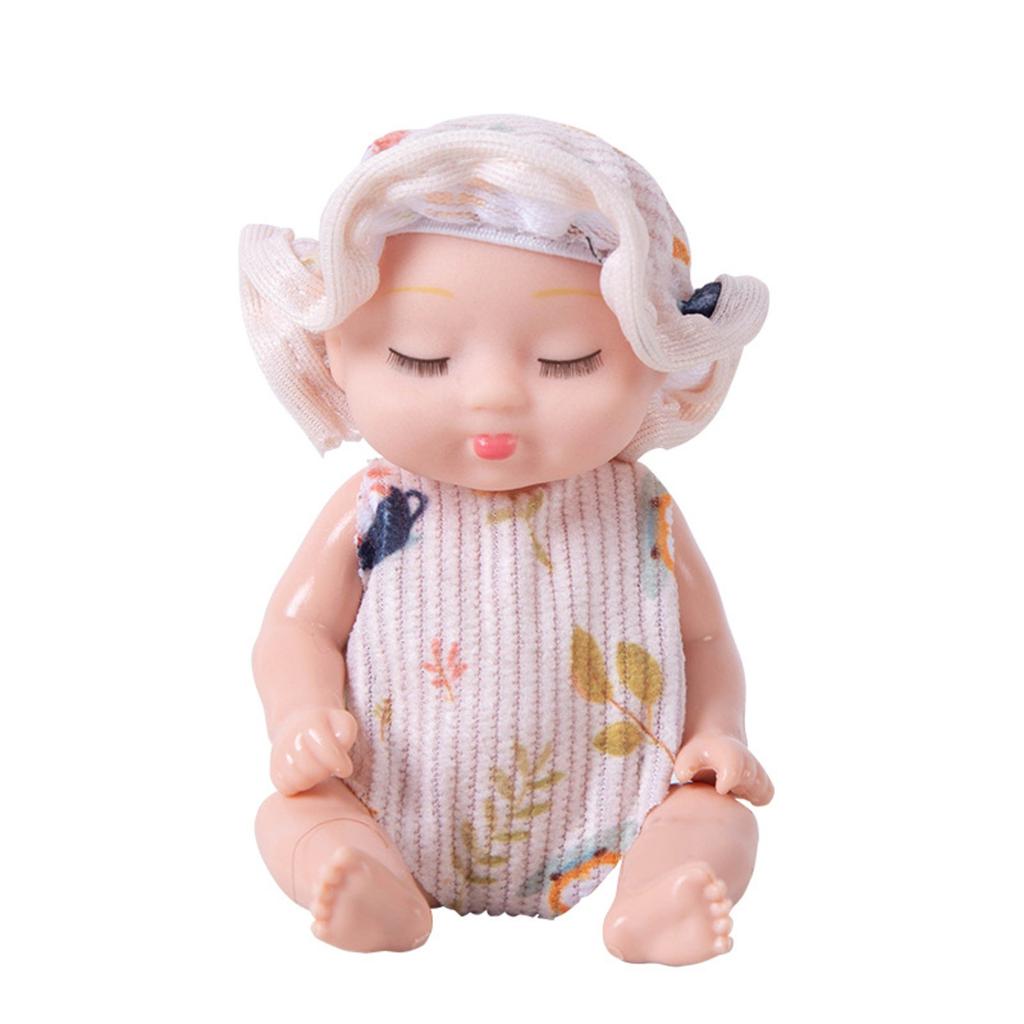 4 Inch Baby Dolls 6pcs Set Realistic Baby Dolls Toys With Cute Doll Clothes For Suitability Kids 3 And Up