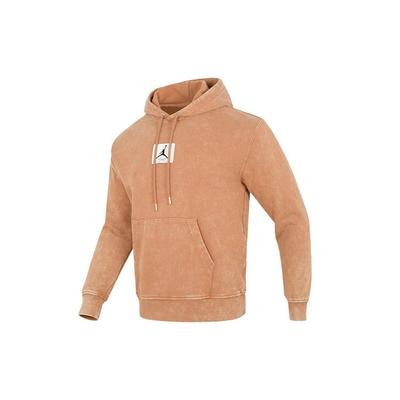 Jordan Tie-Dye Logo Print Casual Loose Pullover Hoodie Men Tops Mineral-Clay-Yellow DR3088-215