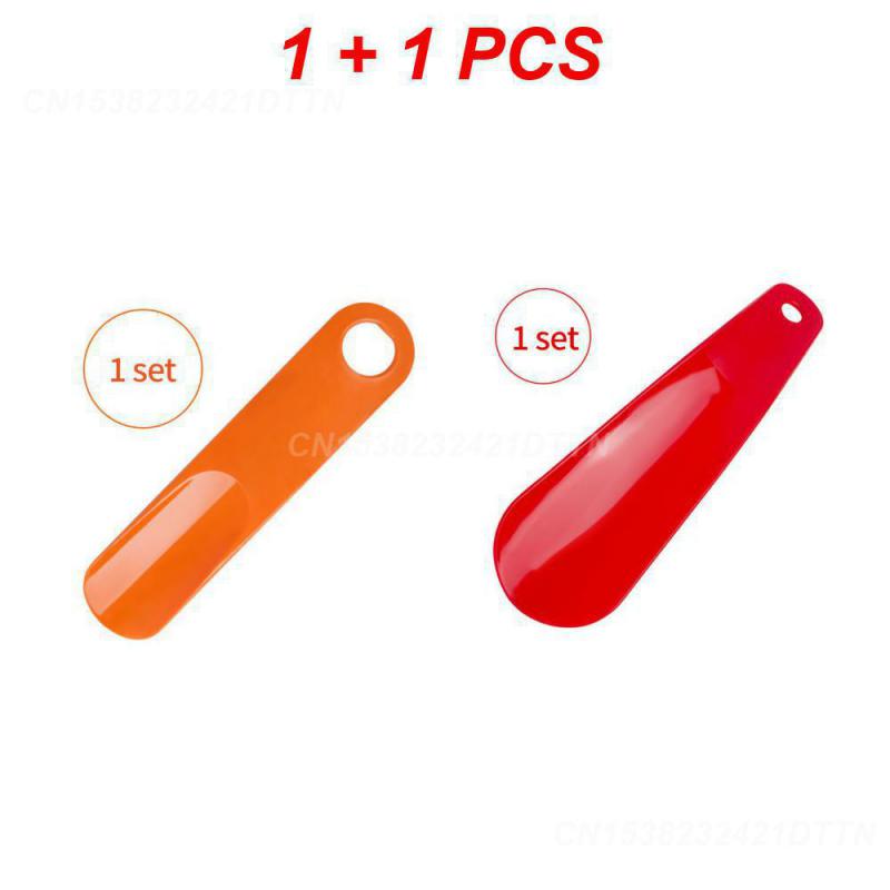 1~4PCS Shoe Smoke Exquisite Workmanship Shoe Lift Auxiliary Plastic Shoe Pull Shoehorn Comfortable 5 Colors Lazy Shoe Helper