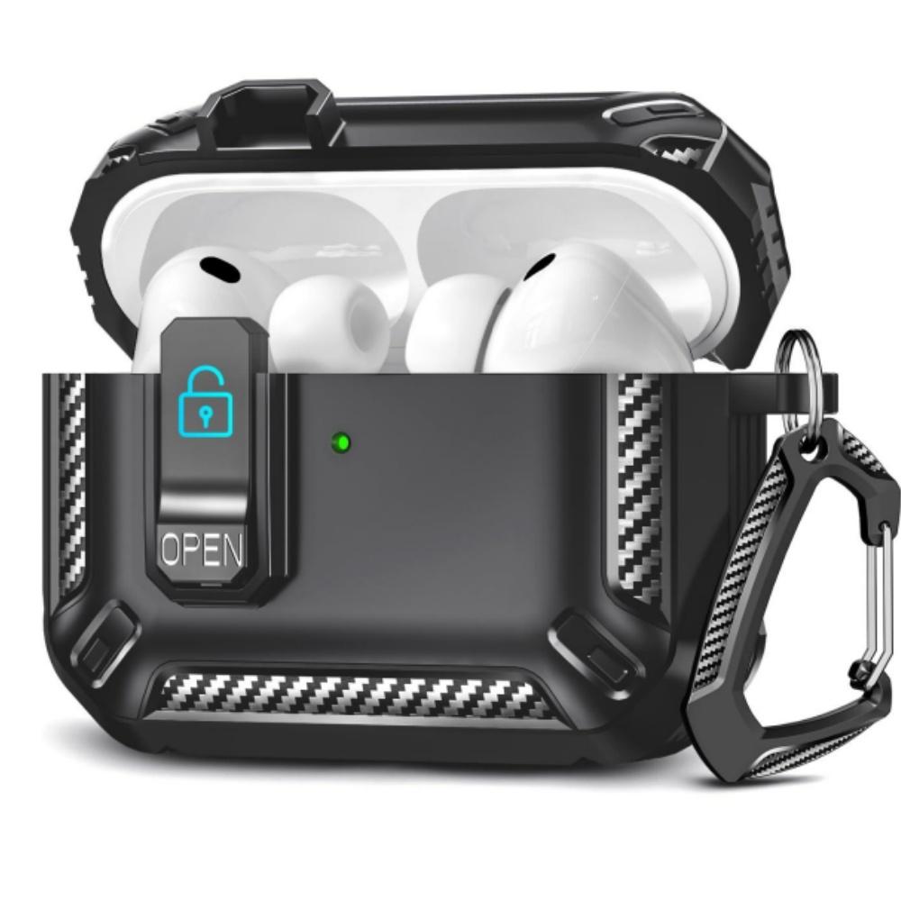 for AirPods Pro 3 Case Secure Lock Case Cover with Lanyard&Keychain Powerful Drop Protection For Airpods Pro 3rd Generation Case