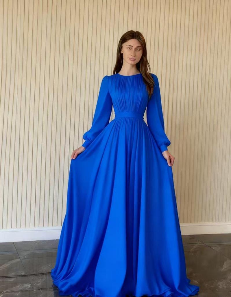 2025 Spring Court Style French White Chiffon Double Layer Princess Evening Gown