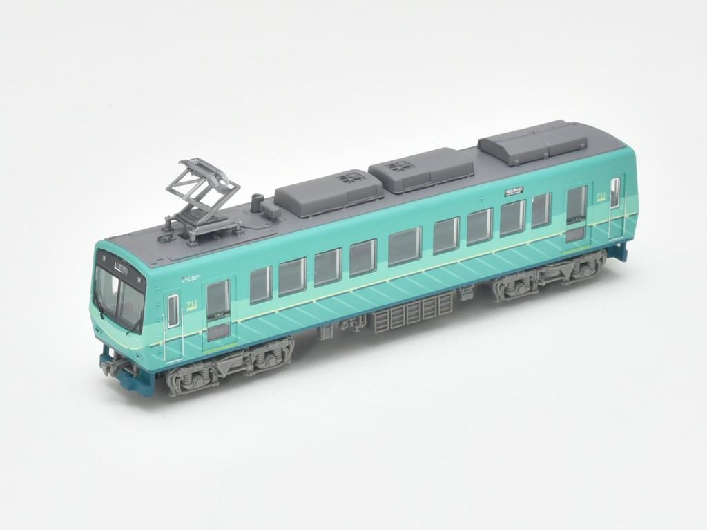 Railway Collection Tetsuro Eizan Railway 700 Series Renewal Car No. 711 Green Diorama Supplies