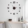 Punch-free Digital Clock Acrylic Entrance Wall Clock Silent Decorative Wall Clock Study Wall Sticker Clock Luminous