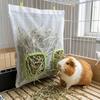 Large Capacity Hanging Hay Feeder Leak-Proof Pet Feeding Bag Hay Storage Bag  Indoor