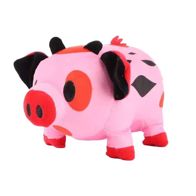 Peluche Chat Chaud Drôle Angel Dust Alastor TV Fans Collection Cadeau Mignon Coton Rembourré Poupée en Peluche Enfants pour Cadeau d'Anniversaire