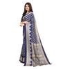 TreegoArt Fashion Women's Kalamkari Art Silk Bollywood Style Saree With Unstitched Blouse Piece - Pack Of 1