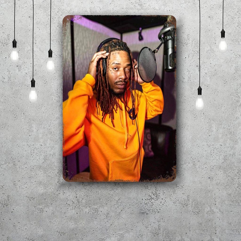 Fetty Wap Vintage Tin Sign Home Decor Wall Decor Art Wall Mural Room Decoration Decor Retro Metal Sign Plate Bar Posters