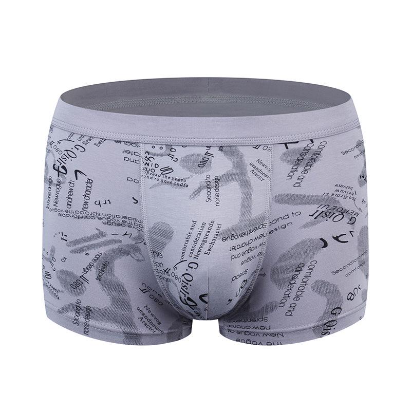 Men's Underwear Printed Breathable Men's Boxer Shorts Boxer Shorts Boxer Shorts