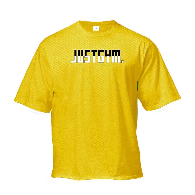 Do The Work  Summer New Arrival Mens Running Basketball Quick-drying Mesh Gym Sports Workout Oversized Short Sleeve T-shirt