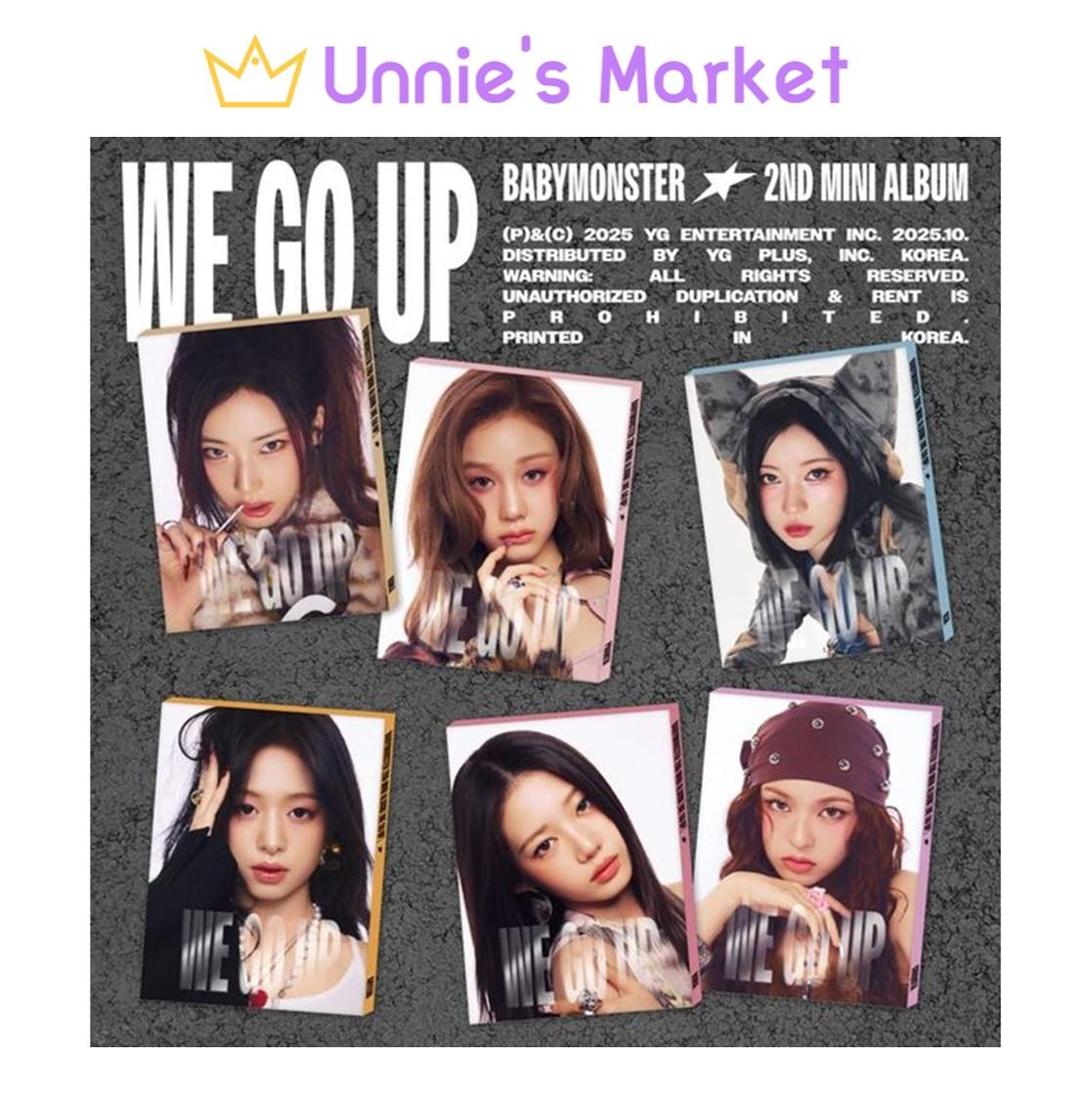 

BABYMONSTER [WE GO UP] ВЕРСІЯ З ПАТЕРНОМ. / 2-й МІНІ-АЛЬБОМ + безкоштовний подарунок SET (6 VER.)