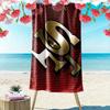 San Francisco 49ers Print Beach Towel, Large Soft Quick Dry Towel for Beach Camping Swimming