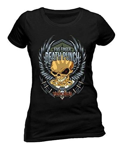 Five Finger Death Punch Womens Tank Top Black Black Medium S