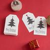 1000PCS Christmas Labels Kraft Tag Paper Hang Tags Party Cards Gift Wrapping Xmas Decoration DIY Wrapping Supplies