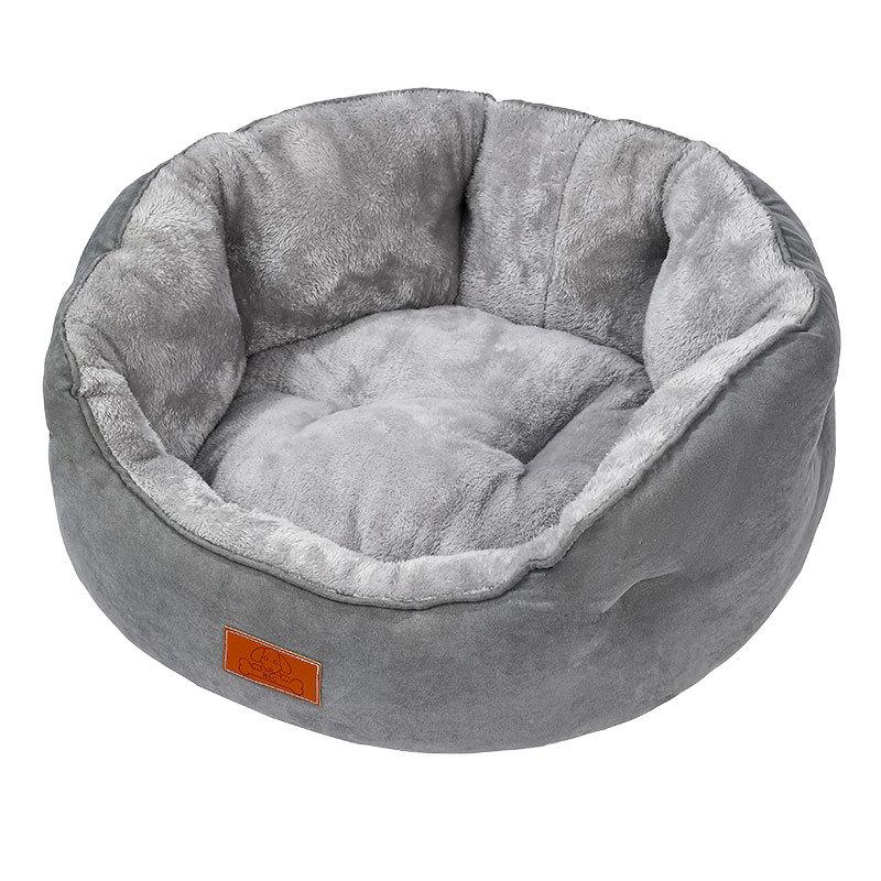 Winter Plush Machine-washable Doghouse Suede Pet Sleeping Nest Multi-scene Anti-slip Cat Warm Mat