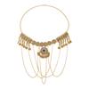 Alloy Waist Chain Retro Style Coin Tassel Decor Belt Chain
