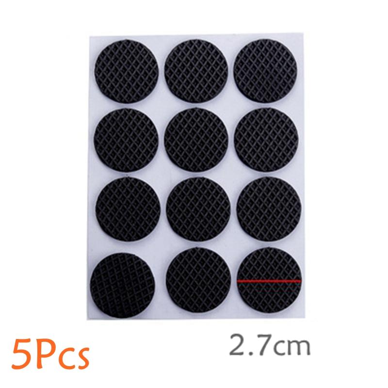 Tappeto nero autoadesivo per gambe per mobili Protezioni per pavimenti antigraffio Coprigambe per tavoli per sedie Tappi antiscivolo per gambe per sedie per mobili