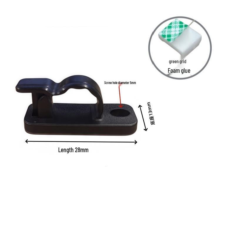 Adhesive Cable Management Clips - Nylon R-type Wire Holders