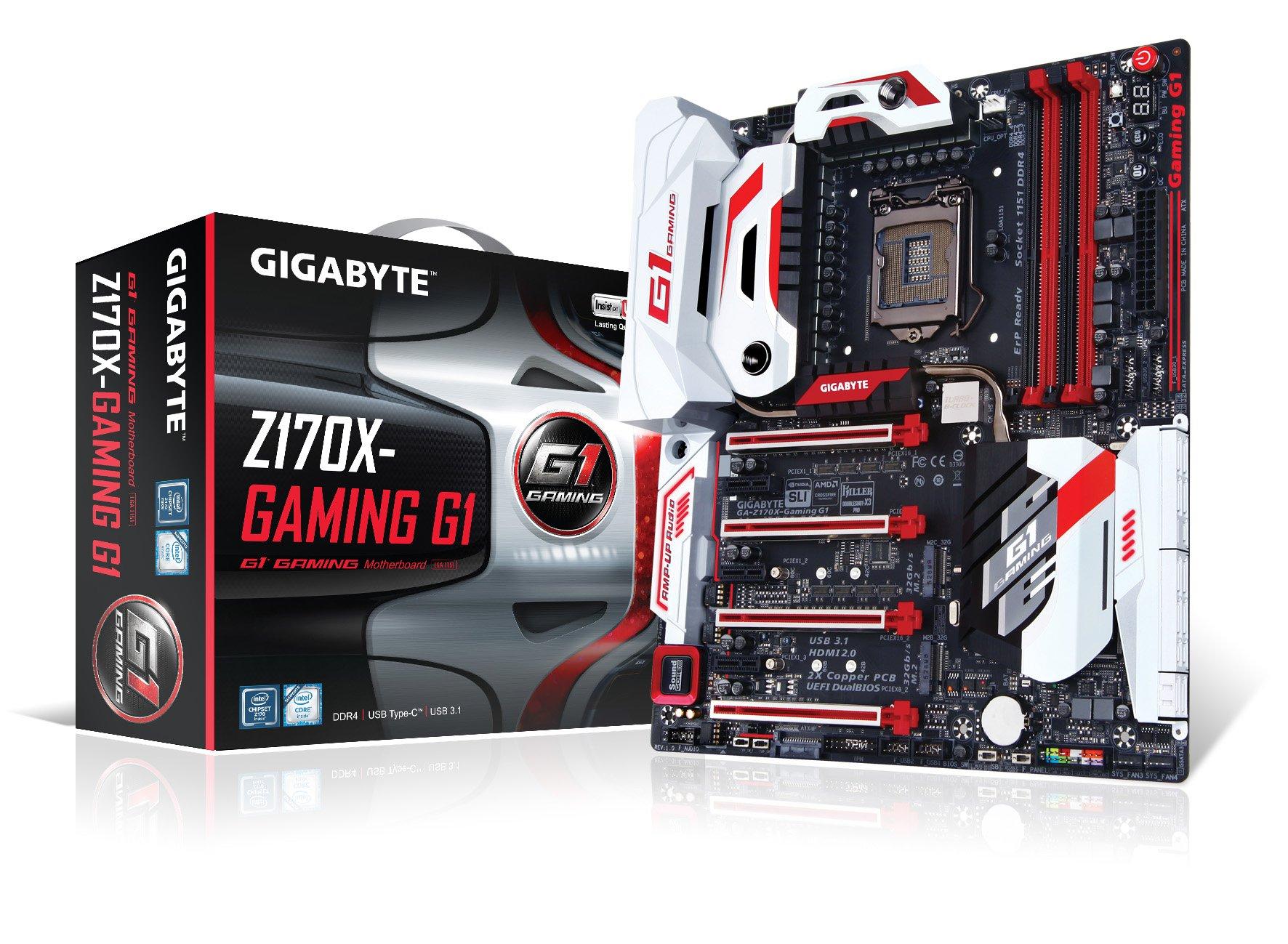 

Ігрова материнська плата GIGABYTE G1 GA-Z170X-Gaming із чіпсетом Intel Z170 ATX