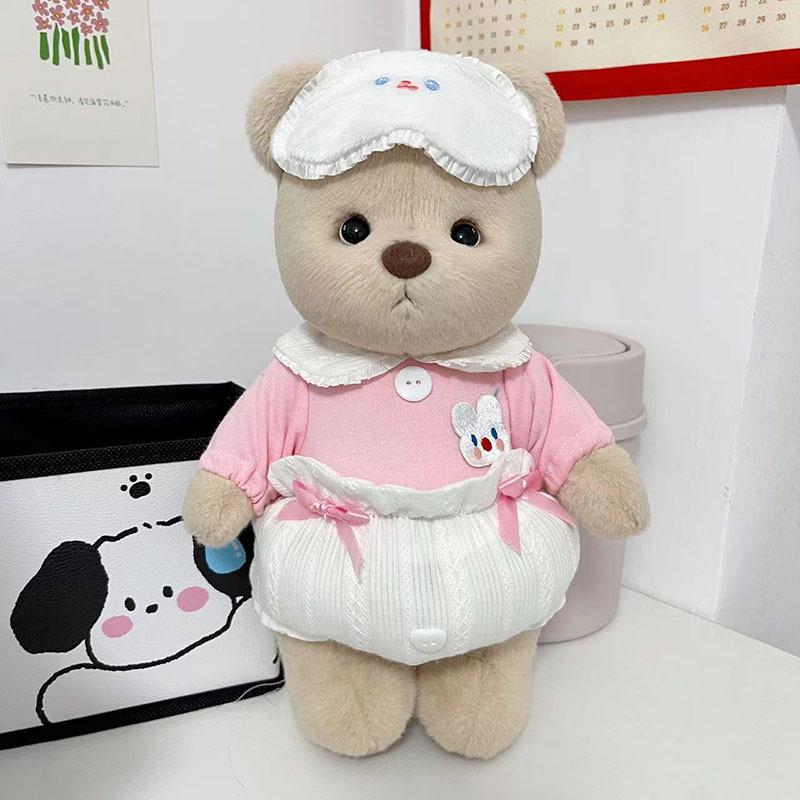 Jucărie de pluș Lina Bear de 30 cm cu pijama de travestit