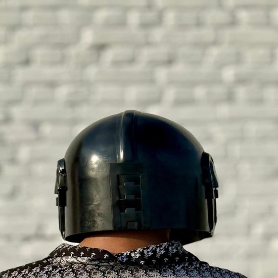 Steel Helmet Cosplay Armor Prop Real Metal Helmet Collectible Handmade Gift