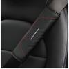 2Pcs Leather Car Seat Belt Cover Protector Shoulder Pad For BMW Performance M X1 X2 X3 X4 X5 E36 E39 E46 E60 E70 E87 E90 E91 E92 sdbf49