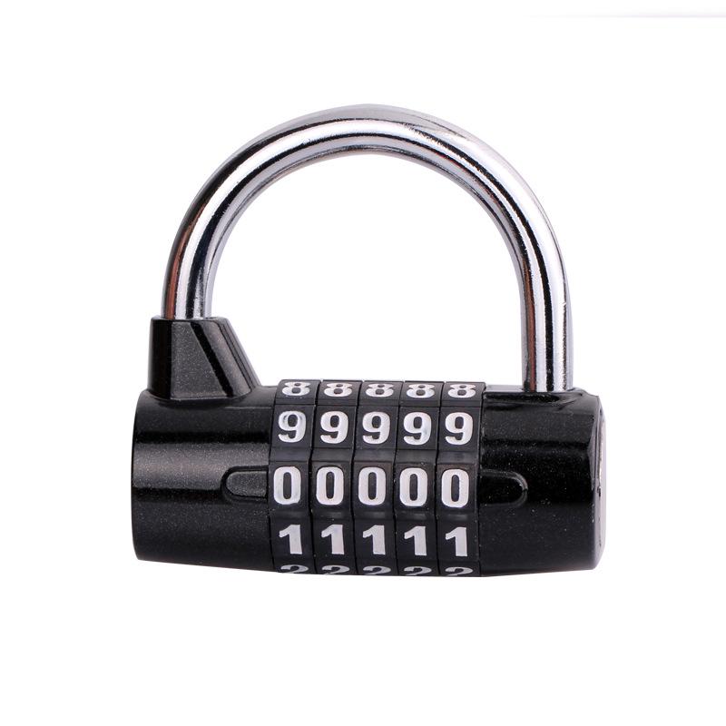 

Large 5-Digit Gym Locker with Anti-Theft Window & Combination Padlock чёрный