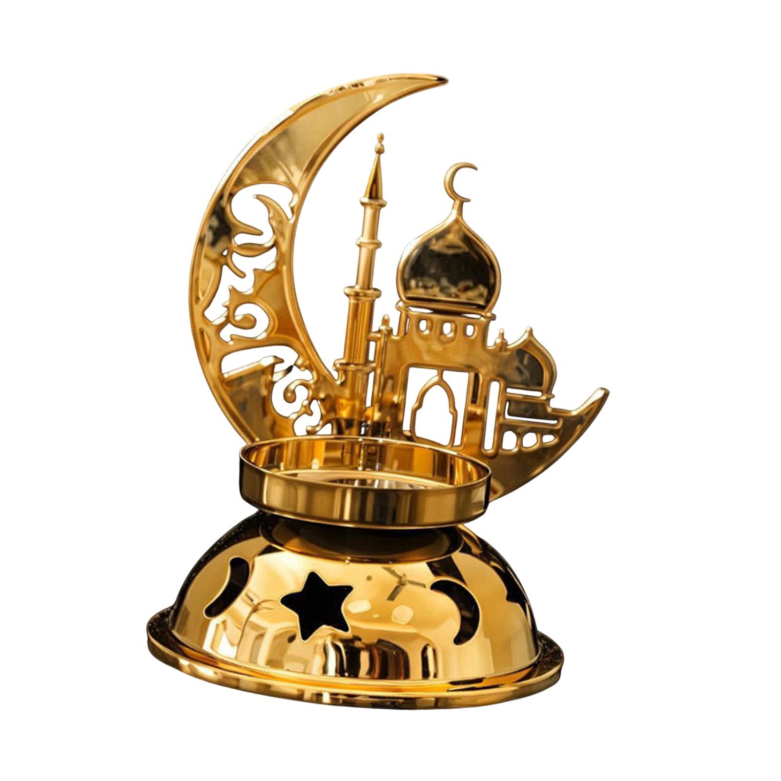 Arabic Candle Holder Fine Workmanship Middle East Holiday Ornament Centerpiece for Office Festival Wedding Fireplace Bedroom