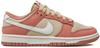 Sneaker Nike Dunk Low Retro Premium (FB8895-601) rosa/beige/weiß