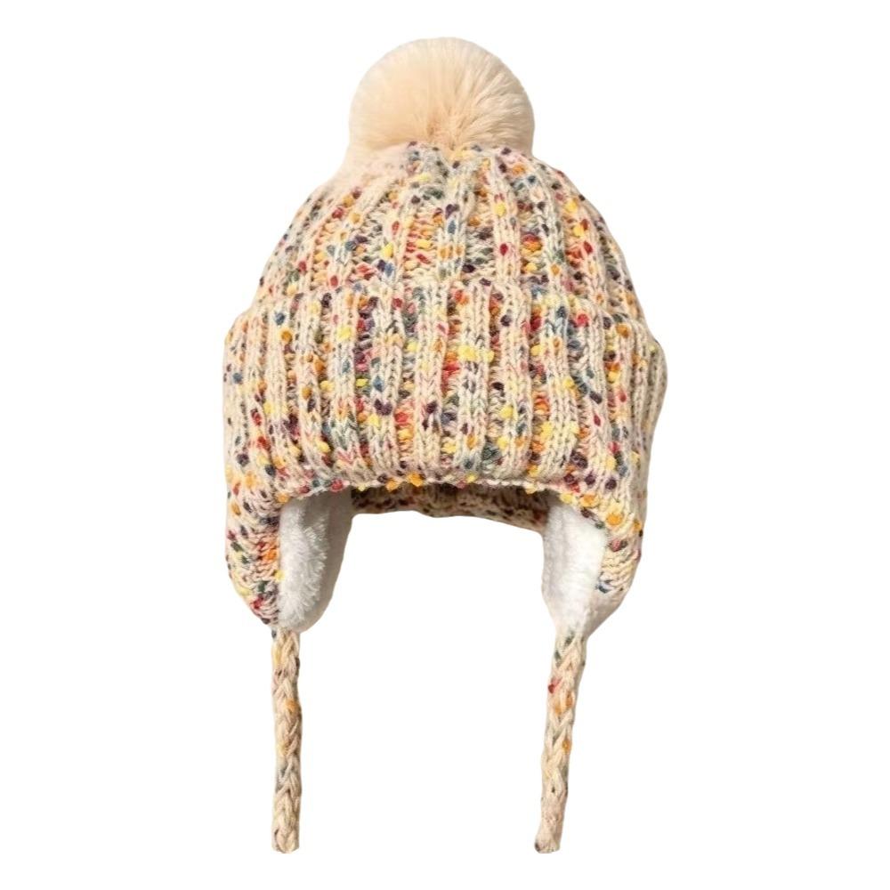 Warm Ear Protection Hat Wool Lei Feng Hat Comfortable Knitted Beanies Hat Cold Weather