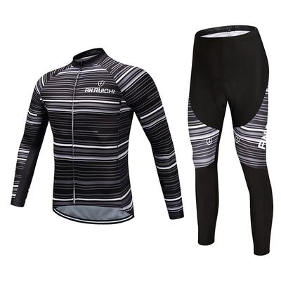 Montar en bicicleta Jerseys conjunto de ropa de ciclismo hombres ropa de bicicleta de manga larga traje de carrera ropa de bicicleta medias
