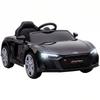 Electric Ride-On Car for Kids, 12V, R8 Spyder, 2 Motors, Black