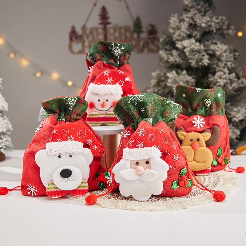Christmas Gift Bag Christmas Eve Portable Apple Bag Candy Bag Safe Fruit Packaging Box Small Gift Bag