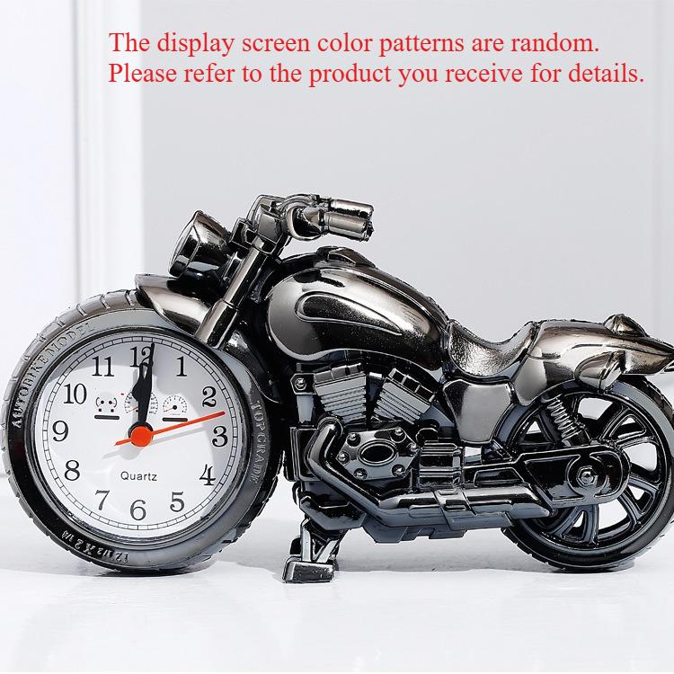 

Creative Motorcycle-shaped Alarm Clock, Fashionable and Unique Bedside Clock, Modern and Simple Decorative Item for Home Use